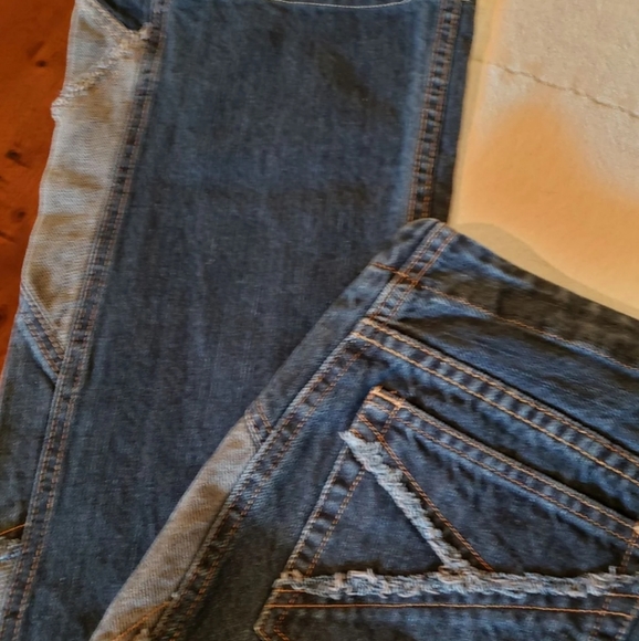 90s Vintage Patchwork Jeans - Picture 11 of 13